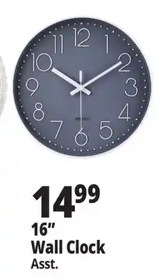 Ocean State Job Lot 16 Wall Clock offer