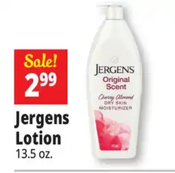 Ocean State Job Lot Jergens Lotion offer