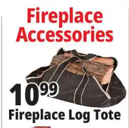 Ocean State Job Lot Open Hearth Fireplace Log Tote offer