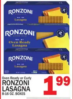 C Town RONZONI LASAGNA offer