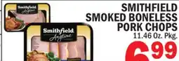 C Town SMITHFIELD SMOKED BONELESS PORK CHOPS offer