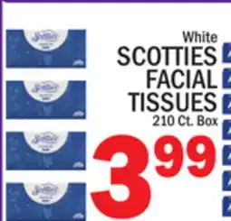 C Town SCOTTIES FACIAL TISSUES offer