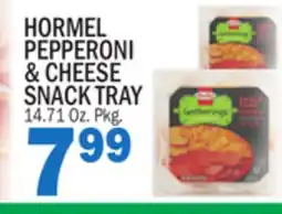 C Town HORMEL PEPPERONI & CHEESE SNACK TRAY offer