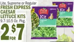 C Town FRESH EXPRESS CAESAR LETTUCE KITS offer