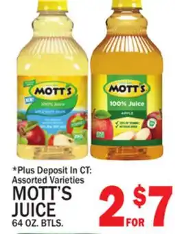 C Town MOTT'S JUICE offer