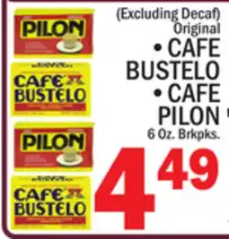 C Town • CAFE BUSTELO • CAFE PILON offer