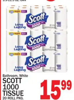 C Town SCOTT 1000 TISSUE offer