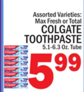 C Town COLGATE TOOTHPASTE offer