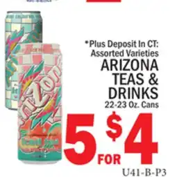 C Town ARIZONA TEAS & DRINKS offer