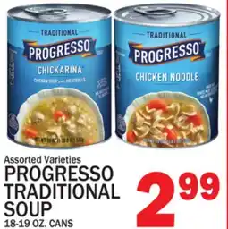 C Town PROGRESSO TRADITIONAL SOUP offer