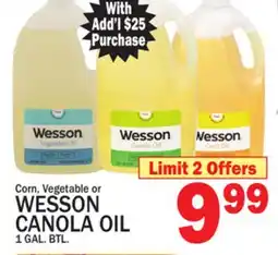 C Town WESSON CANOLA OIL offer