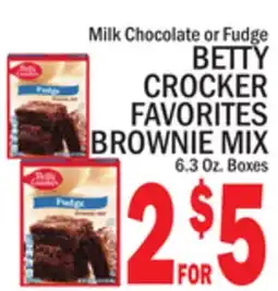 C Town BETTY CROCKER FAVORITES BROWNIE MIX offer