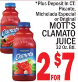 C Town MOTT'S CLAMATO JUICE offer