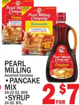 C Town PEARL MILLING PANCAKE MIX 24-32 OZ. BOX, SYRUP 24 OZ. BTL offer