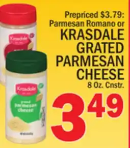C Town KRASDALE GRATED PARMESAN CHEESE offer