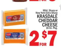 C Town KRASDALE CHEDDAR CHEESE offer