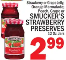 C Town SMUCKER'S STRAWBERRY PRESERVES offer