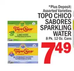 C Town TOPO CHICO SABORES SPARKLING WATER offer