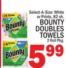 C Town BOUNTY DOUBLES TOWELS offer