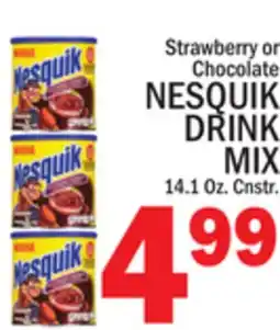 C Town NESQUIK DRINK MIX offer