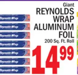 C Town REYNOLDS WRAP ALUMINUM FOIL offer