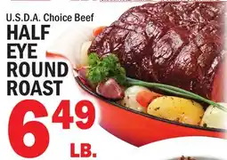 C Town HALF EYE ROUND ROAST offer