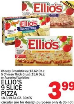 C Town ELLIO'S 9 SLICE PIZZA 18.3-19.64 OZ. BOXES offer