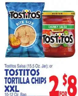 Bravo Supermarkets TOSTITOS TORTILLA CHIPS XXL offer