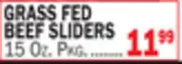 Bravo Supermarkets GRASS FED BEEF SLIDERS offer