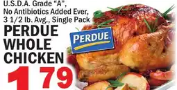 Bravo Supermarkets PERDUE WHOLE CHICKEN offer