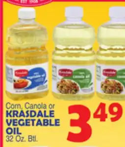 Bravo Supermarkets KRASDALE VEGETABLE OIL offer