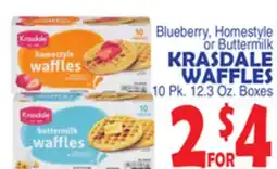 Bravo Supermarkets KRASDALE WAFFLES offer
