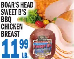 Bravo Supermarkets BOAR'S HEAD SWEET B'S BBQ CHICKEN BREAST offer