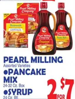 Bravo Supermarkets PEARL MILLING, PANCAKE MIX 24-32 Oz. Box offer