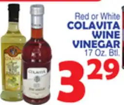 Bravo Supermarkets COLAVITA WINE VINEGAR offer