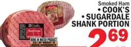 Bravo Supermarkets COOK'S, SUGARDALE SHANK PORTION offer