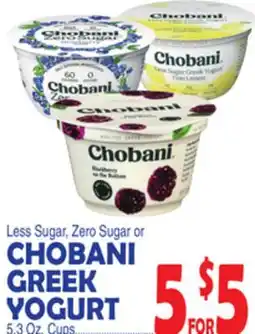 Bravo Supermarkets CHOBANI GREEK YOGURT offer