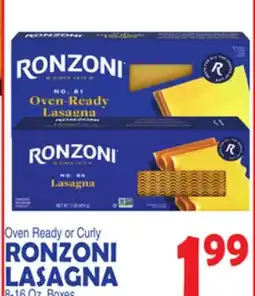 Bravo Supermarkets RONZONI LASAGNA offer