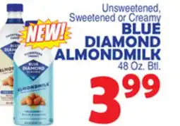 Bravo Supermarkets BLUE DIAMOND ALMONDMILK offer