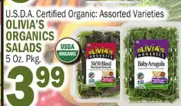 Bravo Supermarkets OLIVIA'S ORGANICS SALADS offer