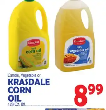 Bravo Supermarkets KRASDALE CORN OIL offer