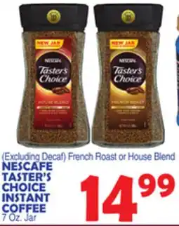 Bravo Supermarkets NESCAFE TASTER'S CHOICE INSTANT COFFEE offer