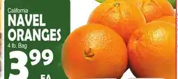 Bravo Supermarkets NAVEL ORANGES offer