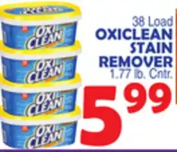 Bravo Supermarkets OXICLEAN STAIN REMOVER offer