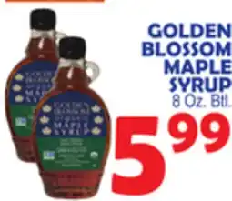Bravo Supermarkets GOLDEN BLOSSOM MAPLE SYRUP offer