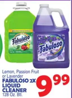 Bravo Supermarkets FABULOSO 2X LIQUID CLEANER offer