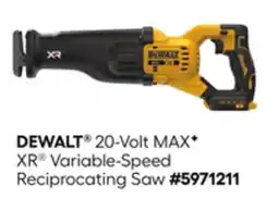 Lowe's 20-Volt MAXF XR Variable-Speed Reciprocating Saw offer