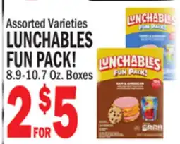 Bravo Supermarkets LUNCHABLES FUN PACK! offer