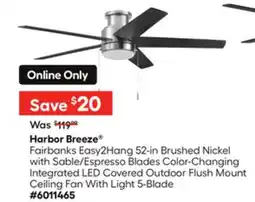 Lowe's Harbor Breeze offer