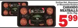 Bravo Supermarkets CARANDO MEATBALLS offer